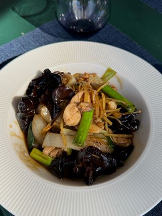 Ginger and chicken stir-fry